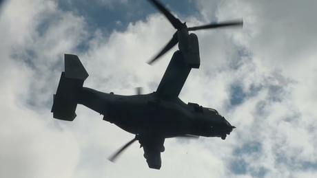 高江での米軍機訓練が激化。2017年1月の様子。