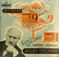 人気指揮者の初期フラット盤 ― トスカニーニ ファーレル メリマン ピアース スコット ベートーヴェン・交響曲9番/1番