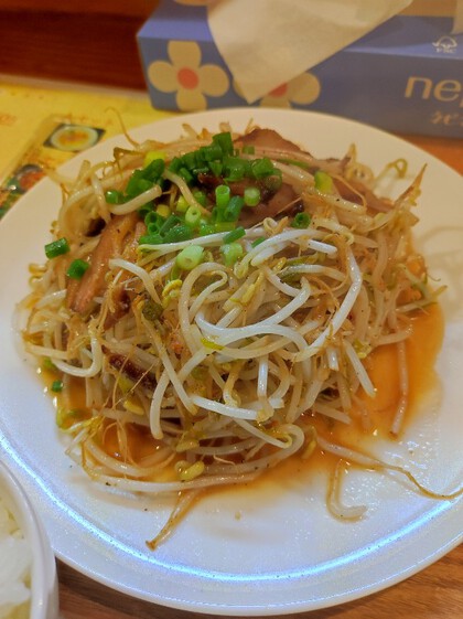 ★本格中華の店?のもやし炒めランチ ★本格中華の店?のもやし炒めランチ