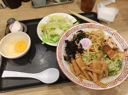 ★ランチタイムサービスのまぜ麺を野菜増しで ★ランチタイムサービスのまぜ麺を野菜増しで