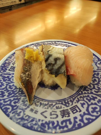 ★値上げ後の回転寿司屋さんでランチ ★値上げ後の回転寿司屋さんでランチ
