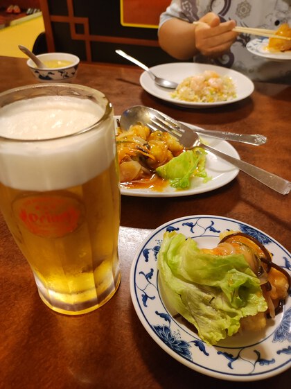 ★南風原の老舗「金門飯店」で夕食 ★南風原の老舗「金門飯店」で夕食