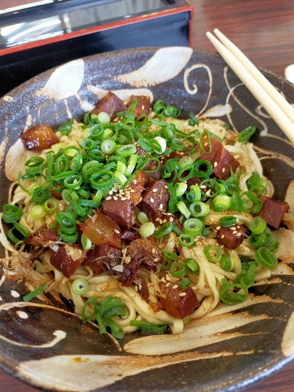 ★優しい味のアーサそばと、ぶっかけ冷やし沖縄そば ★優しい味のアーサそばと、ぶっかけ冷やし沖縄そば