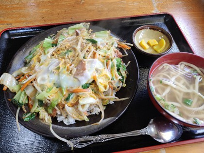★沖縄風チャンポンにミニ沖縄そばランチ ★沖縄風チャンポンにミニ沖縄そばランチ