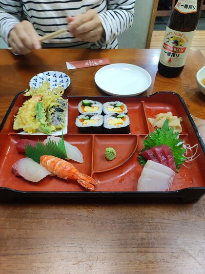 ★仮住まい周辺のお寿司屋さんで夕食 ★仮住まい周辺のお寿司屋さんで夕食