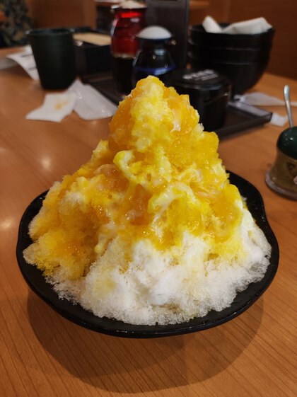 ★回転寿司屋さんのかき氷が旨かった ★回転寿司屋さんのかき氷が旨かった