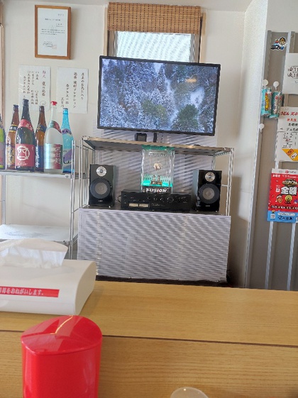 ★特等席?で、うどんランチ ★特等席?で、うどんランチ