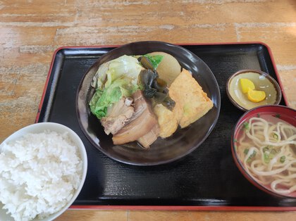 ★煮付け(沖縄風おでん?)定食ランチ ★煮付け(沖縄風おでん?)定食ランチ