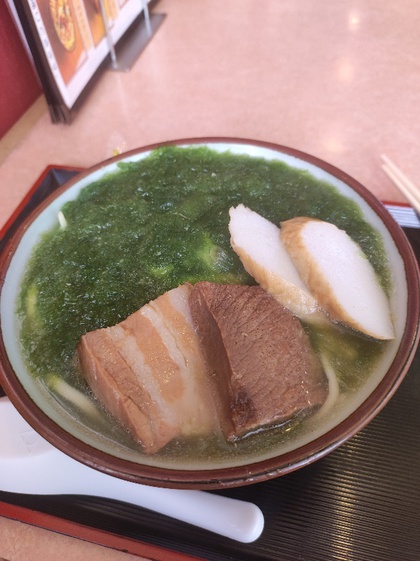 ★味にこだわり40年の老舗でアーサそばランチ ★味にこだわり40年の老舗でアーサそばランチ