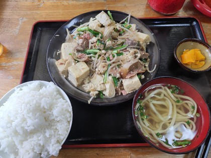 ★久しぶりの豆腐チャンプルーランチ ★久しぶりの豆腐チャンプルーランチ