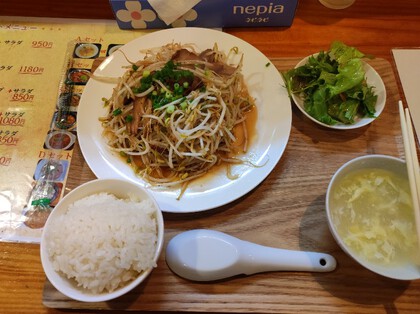 ★本格中華の店?のもやし炒めランチ ★本格中華の店?のもやし炒めランチ