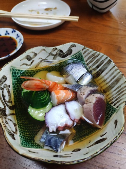 ★仮住まい周辺のお寿司屋さんで夕食 ★仮住まい周辺のお寿司屋さんで夕食