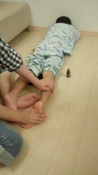 冷え性の息子