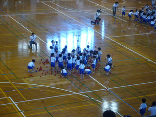 長女、運動会