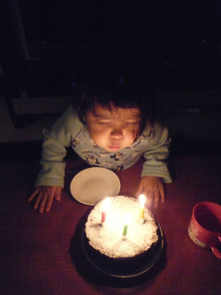 次女のお誕生日の様子