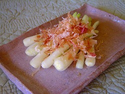 島らっきょう塩もみ