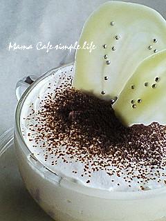 *カフェオレの冷たいスイーツ