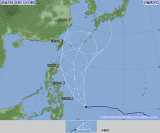 台風情報!!