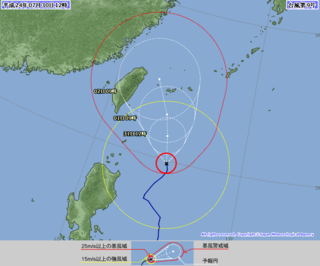 台風情報!!