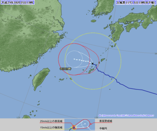 台風11号情報!!