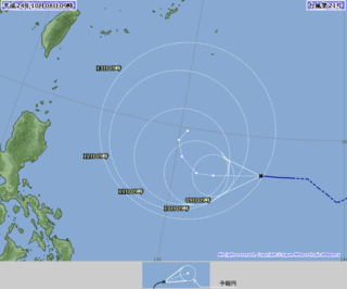 台風21号情報!!