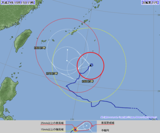 台風21号情報!!