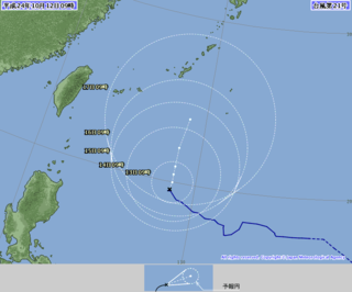 台風21号情報!!