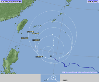 台風21号情報!!