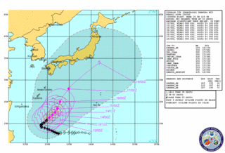 台風21号情報!!