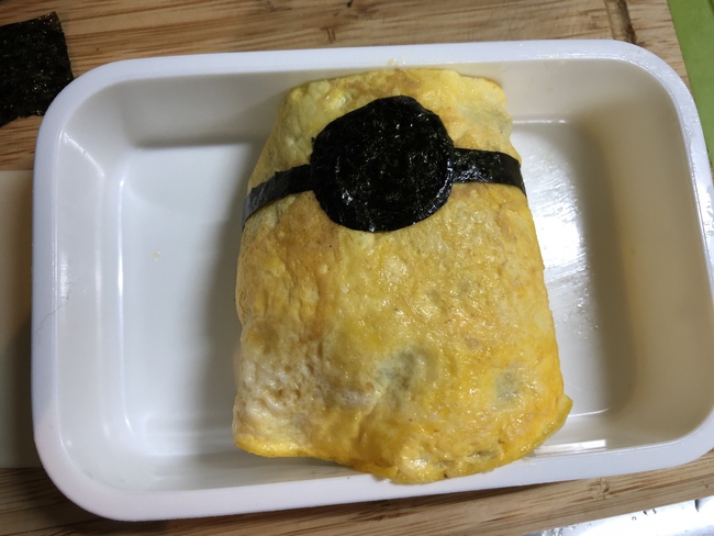 保育園最後のお弁当はキャラ弁「ミニオン」に挑戦!見たことないけど(笑) キャラ弁 ミニオン