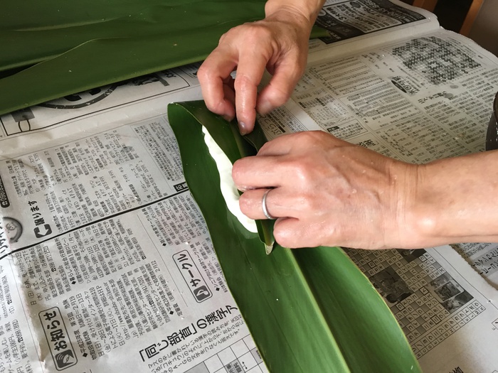 実家でムーチー作り! 実家でムーチー作り!