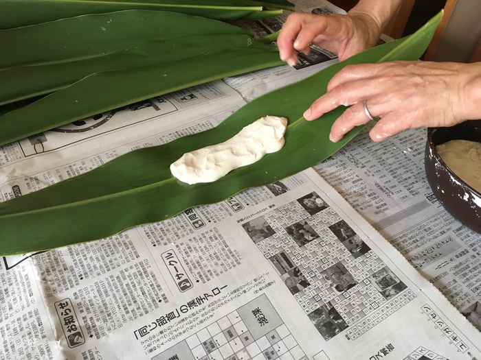 実家でムーチー作り! 実家でムーチー作り!