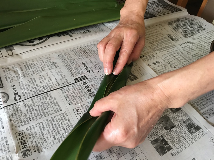 実家でムーチー作り! 実家でムーチー作り!