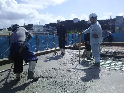宜野湾市G様邸新築工事の現場進捗状況