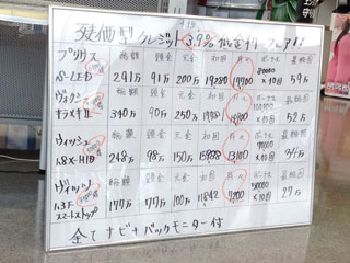 冬タイヤ組み替え2011