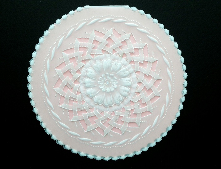 Circle card 花と円 Circle card 花と円