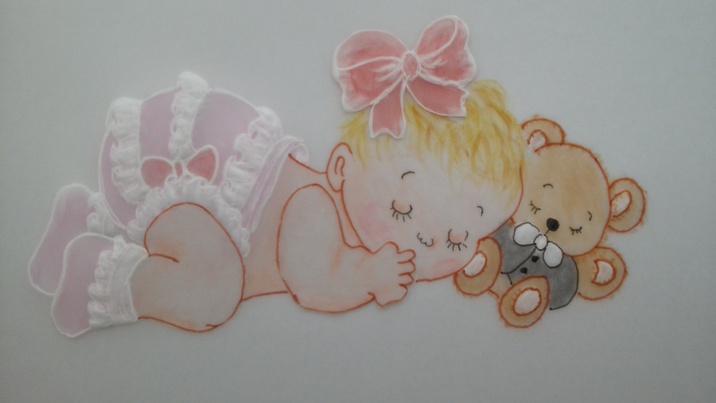 女の子とクマさん 女の子とクマさん