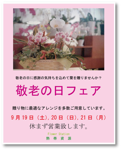 フラワーステーション熱帯資源ブログ開設