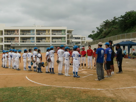 大里ベースボールキッズ・江口ホエールズ・白川ヒリューズ・戦