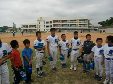 大里ベースボールキッズ・江口ホエールズ・白川ヒリューズ・戦