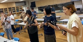 古謝美佐子唄会にイサムライブ、宮古民謡も。 古謝美佐子唄会にイサムライブ、宮古民謡も。