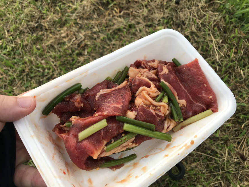 【キャンプ企画】ソロキャンプに最適!シングルストーブで朝食を作ってみた! 牛にんにくスタミナ漬け