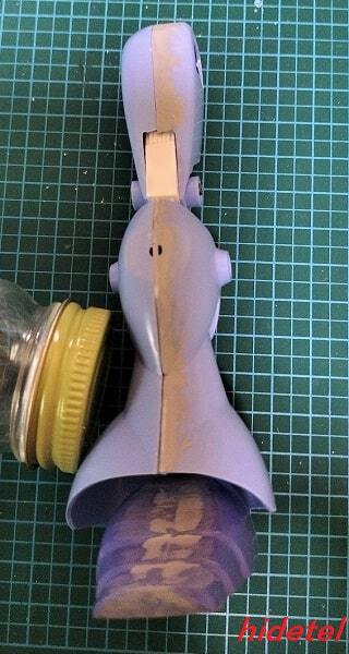溶きパテ作業 溶きパテ作業