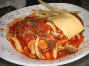 トマトの煮込みハンバーグ