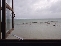 海が目の前に