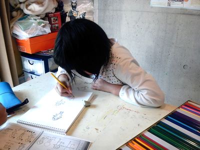 1月「人物を描いてみよう 」1・2日目
