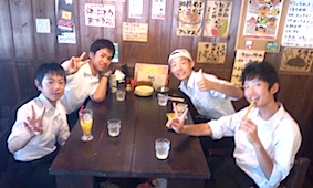 中山中学校の3年生