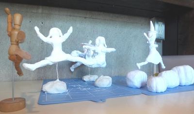9月紙粘土で作ろう! 1日目(完成)