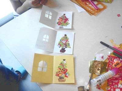 11月 カードを作ろう! 2日目