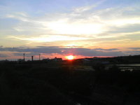ひさびさの夕日 2008/07/12 19:32:04
